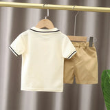 2PCS Children Clothing  Sets Boys T-shirt Shorts Summer