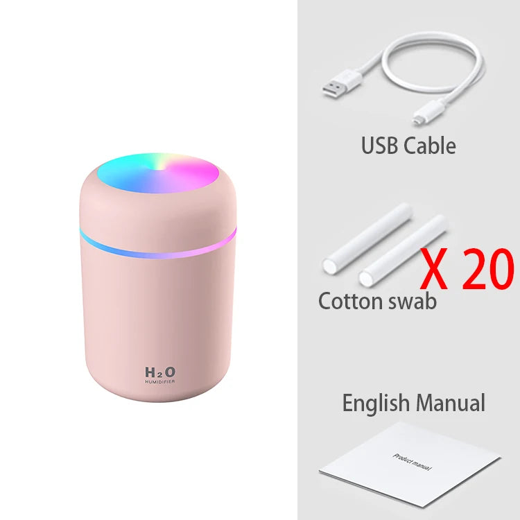 300ml H2O Air Humidifier Portable - Pleasant Product