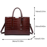 Crocodile Print Women's Handbags - Pleasant Product