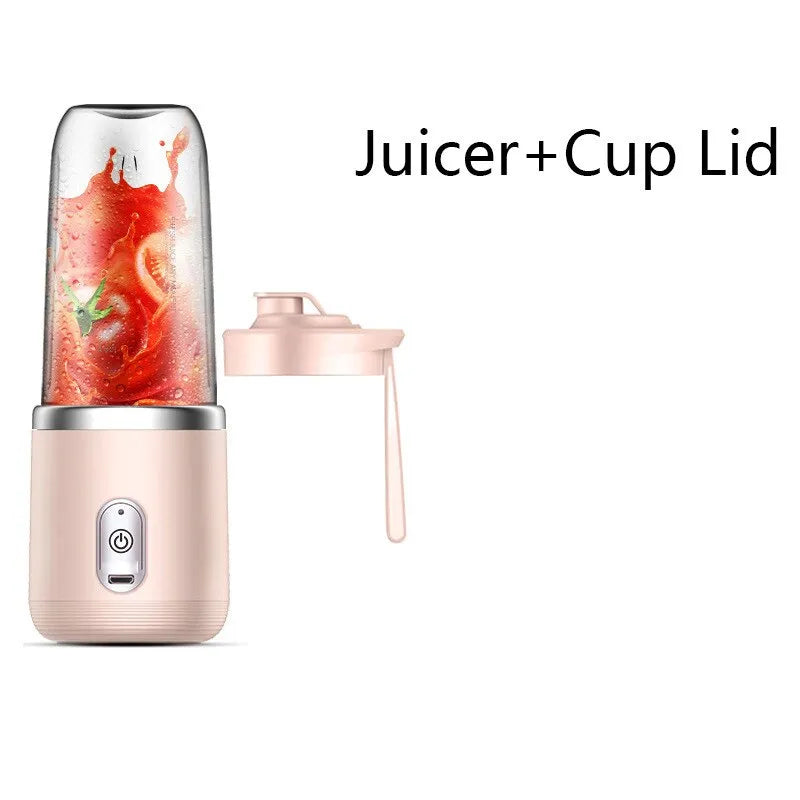 1pc Blue/Pink Portable Small Electric Juicer - Pleasant Product