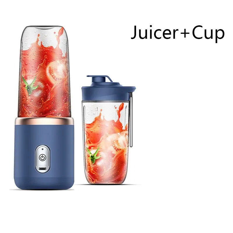 1pc Blue/Pink Portable Small Electric Juicer - Pleasant Product