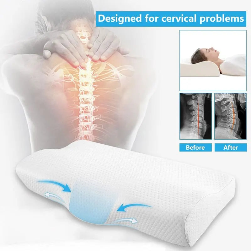 Memory Foam Bed Orthopedic Pillow Neck Protection