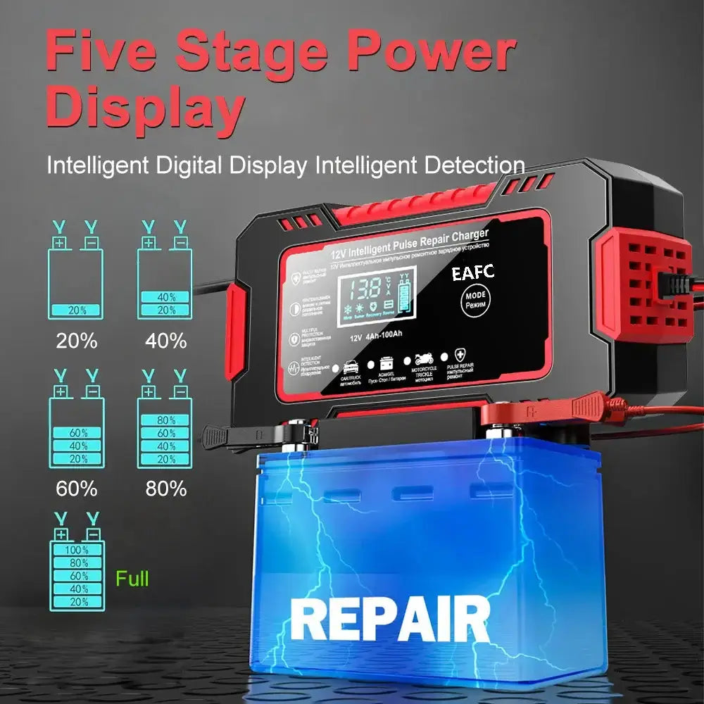 Car Battery Charger 12V 6A Pleasant Product Express Inc