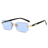 Rectangle Fashion  Women Men Sun Glasses