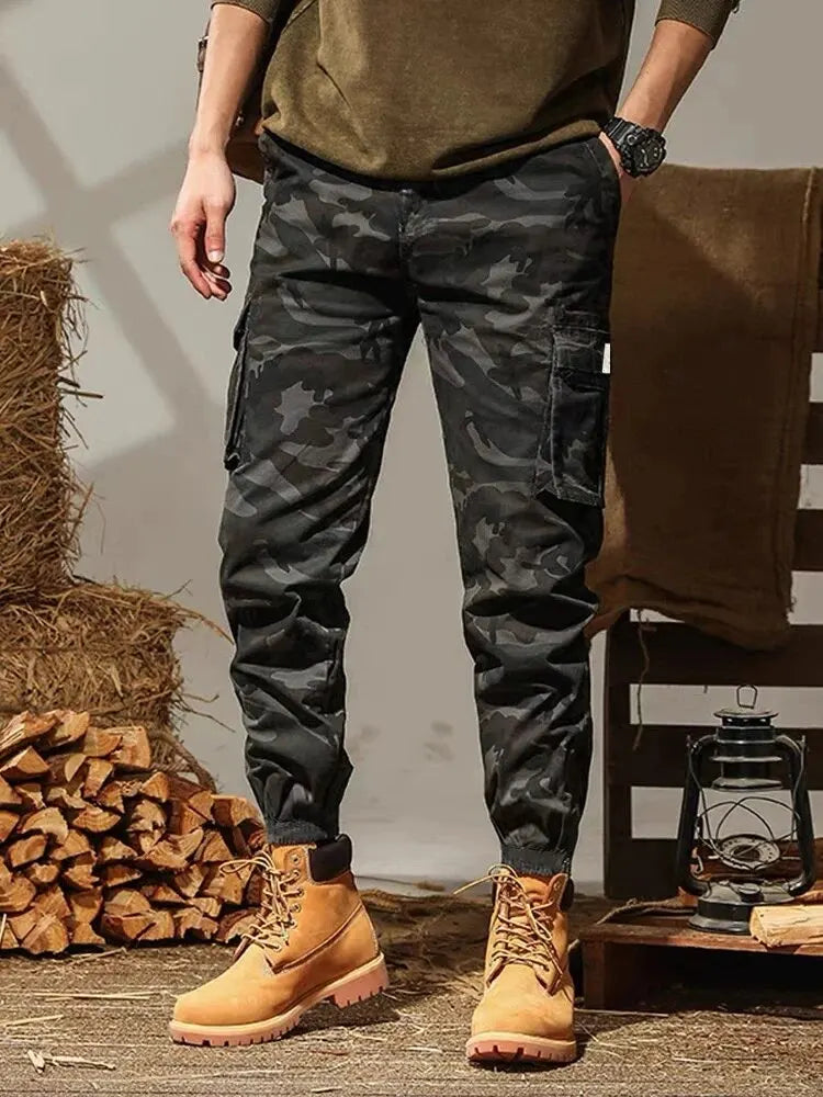 Cotton Camouflage Cargo Pants Men's - Pleasant Product