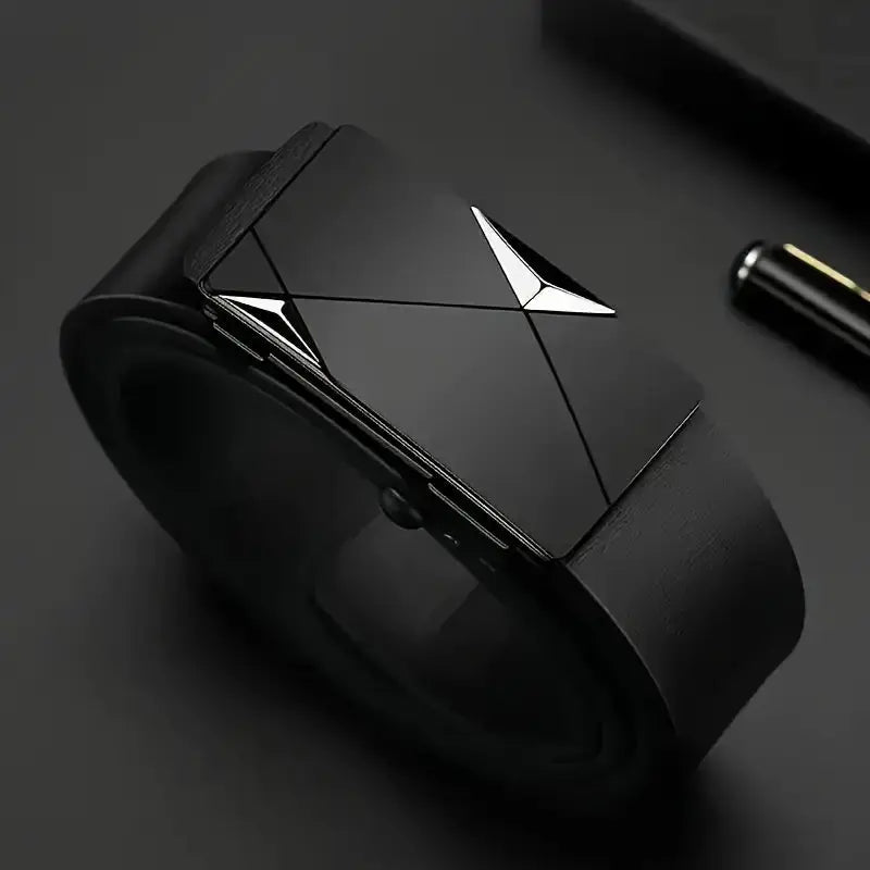 Men's Business Belt Alloy Automatic Buckle Belt Fashion Pleasant Product Express Inc