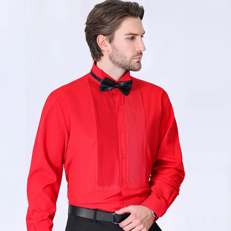 Men's Tuxedo shirt long sleeve