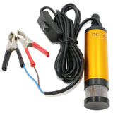 Portable Mini 12V 24V DC Electric Submersible Pump For Pumping Diesel Oil Water Aluminum