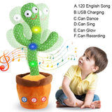 Kids Dancing Talking Cactus Toys Xmas Gifts