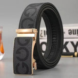 High-quality Luxury Men's Belts with Alloy ASutomatic Buckle Pleasant Product Express Inc