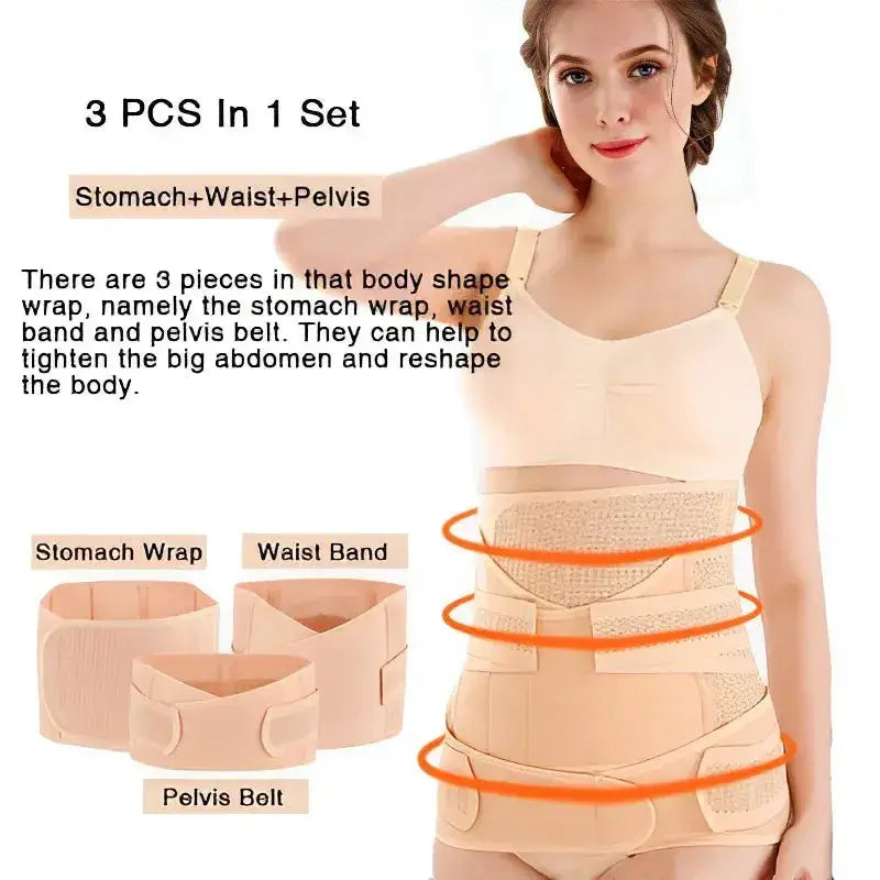 3in1 Corset Postpartum Belly Band Pregnant Women Pleasant Product Express Inc