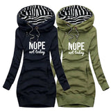 Pullover Dress Long Sleeve Hooded - Pleasant Product