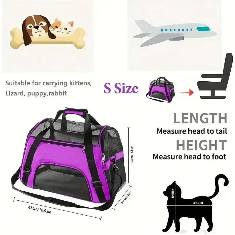 Portable Dog Cat Carrier Bag Pleasant Product Express Inc