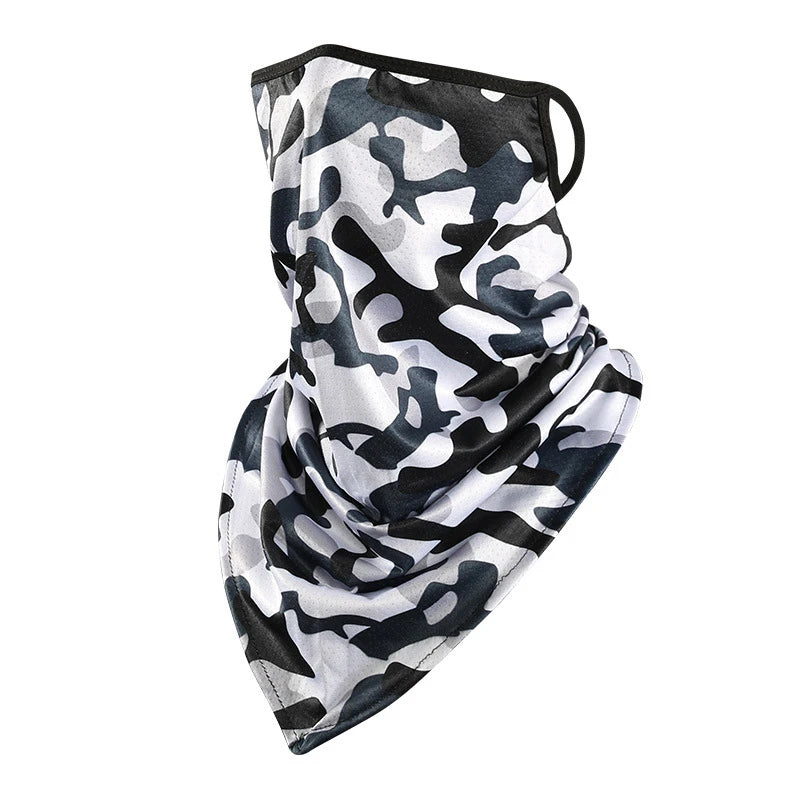 Camouflage Motorcycle Face Ice Silk Mask - Pleasant Product