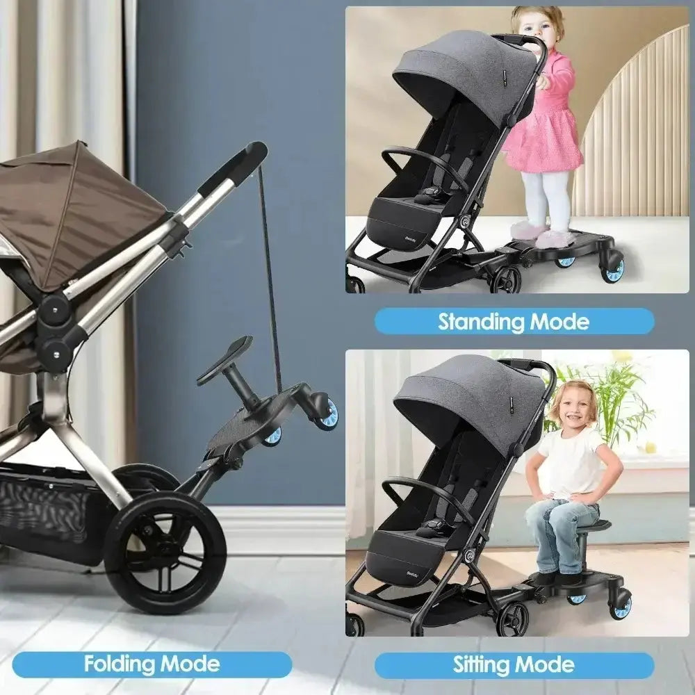 Stroll with A 2-in-1 Sit and Stand Stroller Pleasant Product Express Inc