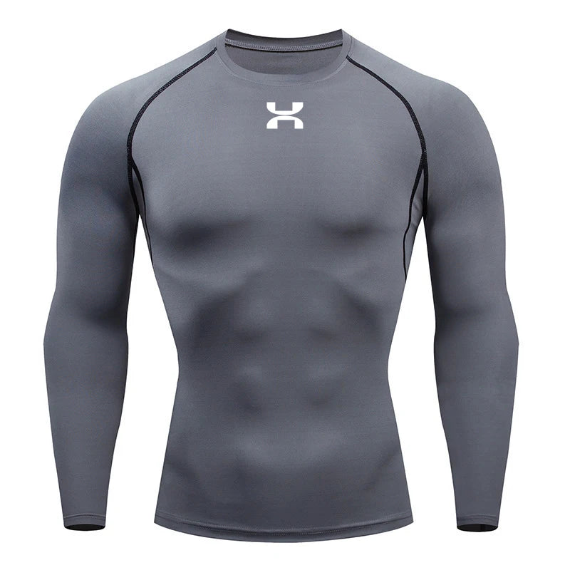 Quick Dry Men's Compression Shirt Long Sleeve - Pleasant Product