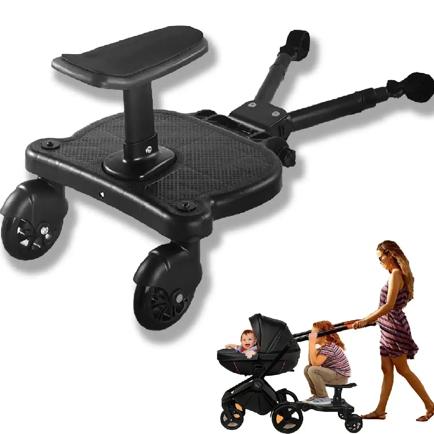 Stroll with A 2-in-1 Sit and Stand Stroller Pleasant Product Express Inc