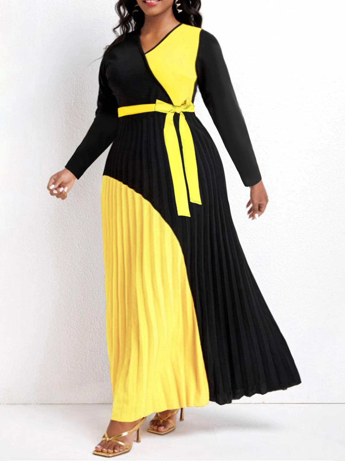 Fall Maxi Dresses Bandage Design - Pleasant Product