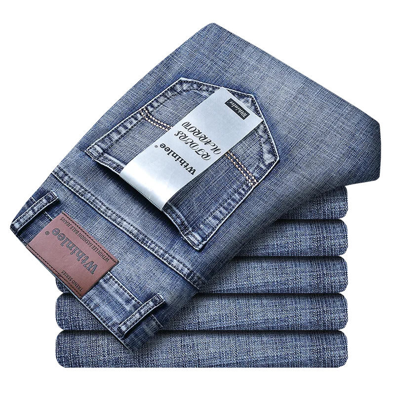 Men's Jeans Casual Straight Stretch Fashion - Pleasant Product