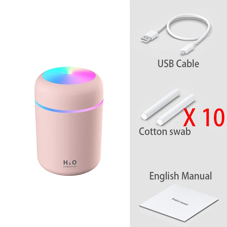 300ml H2O Air Humidifier Portable - Pleasant Product