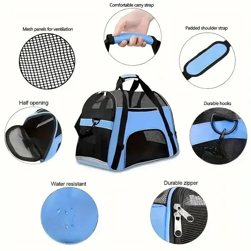 Portable Dog Cat Carrier Bag Pleasant Product Express Inc