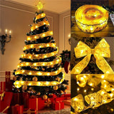 Christmas Decoration LED Ribbon Fairy Lights Christmas Tree Ornaments