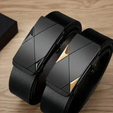 Men's Business Belt Alloy Automatic Buckle Belt Fashion Pleasant Product Express Inc
