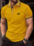 Men's Classic Short Sleeved Polo T Shirt Pleasant Product Express Inc