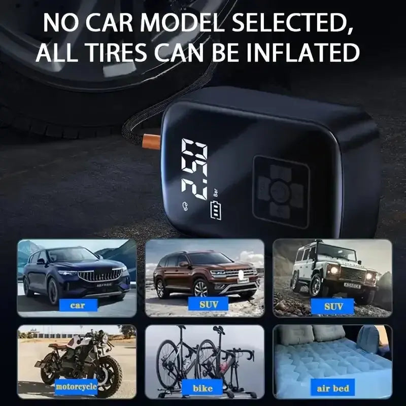 Car Compressor Air Pump Electric Tire Inflator Pleasant Product Express Inc