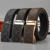 High-quality Luxury Men's Belts with Alloy ASutomatic Buckle Pleasant Product Express Inc