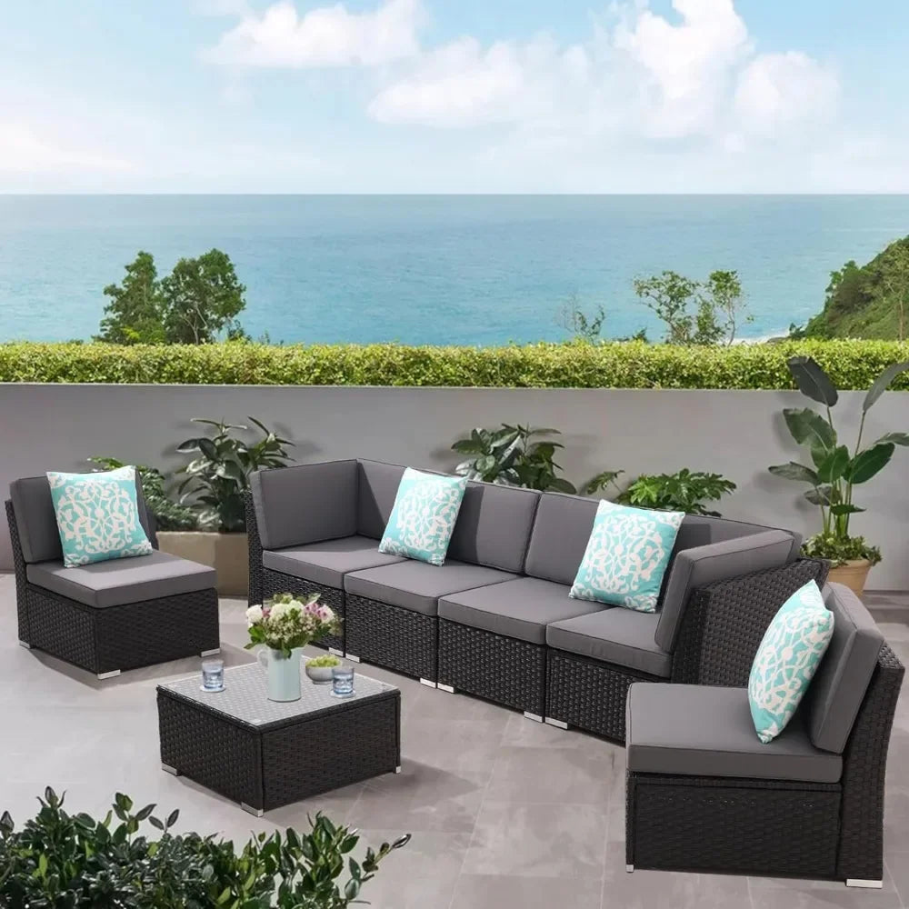 Patio Furniture Outdoor Set Terrace Sofa Set