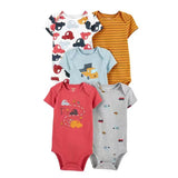 5Pcs/Lot Baby Clothes Summer Bodysuits