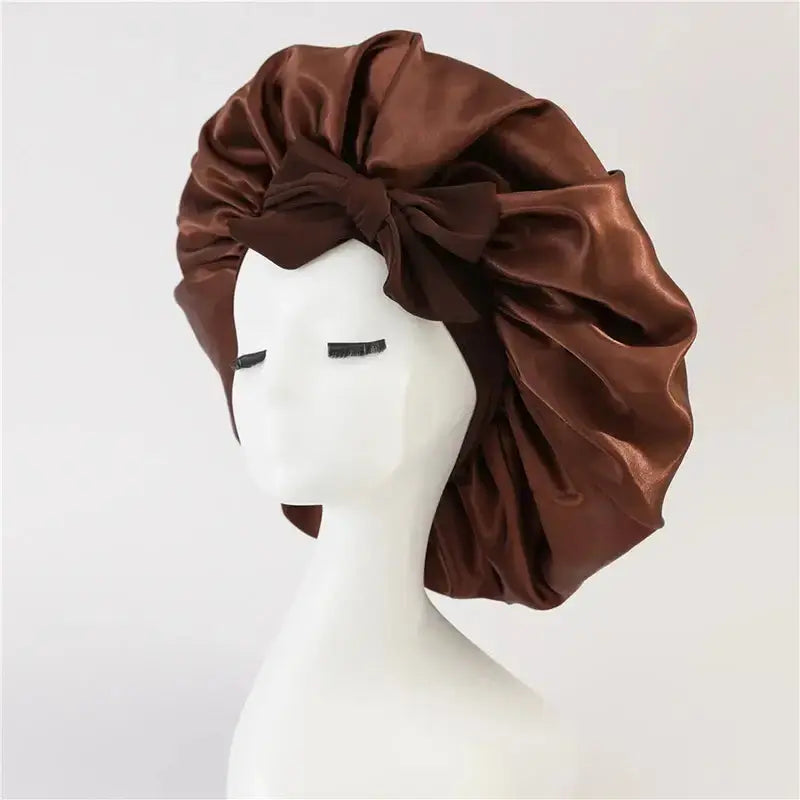 Bonnets Silk Satin Hat Hair Night Pleasant Product Express Inc