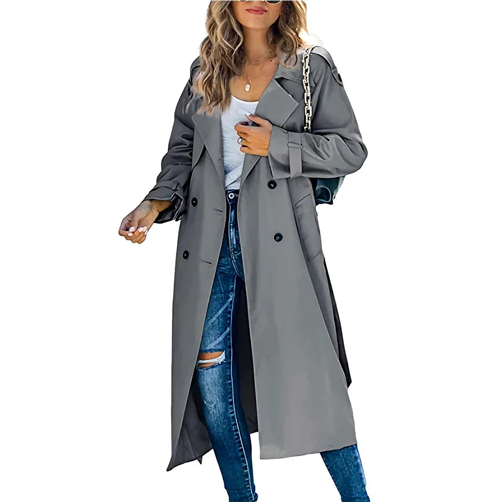 Women's Coat Long Pocket - Pleasant Product