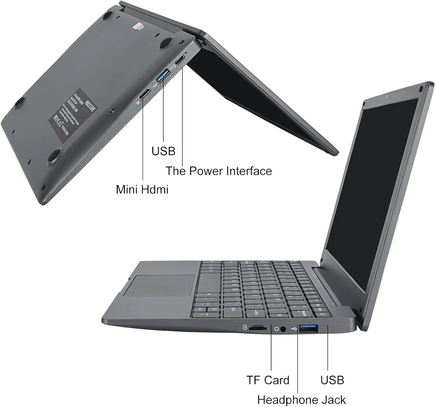 Windows 11 Laptop 10.1inch Notebook Computer