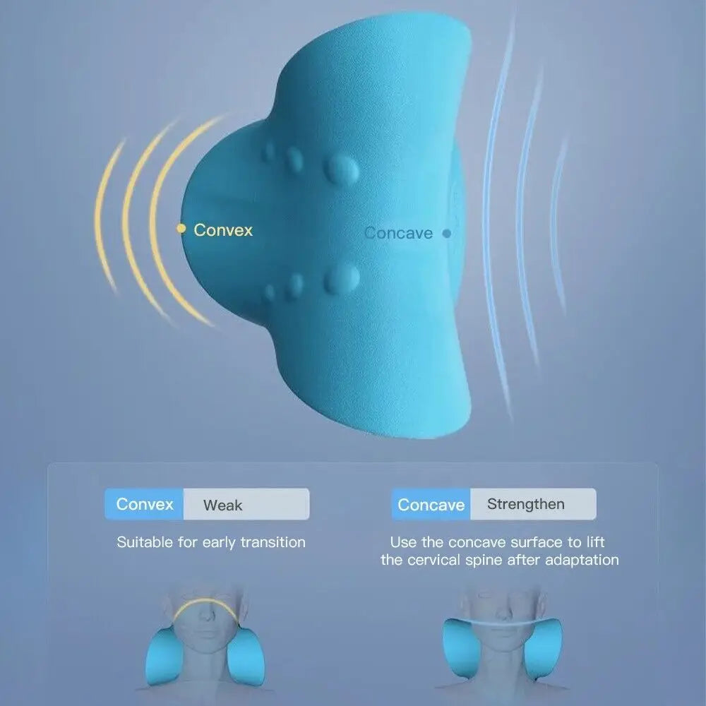 Neck and Shoulder Relaxer Corrector  Massager Cloud Pillow