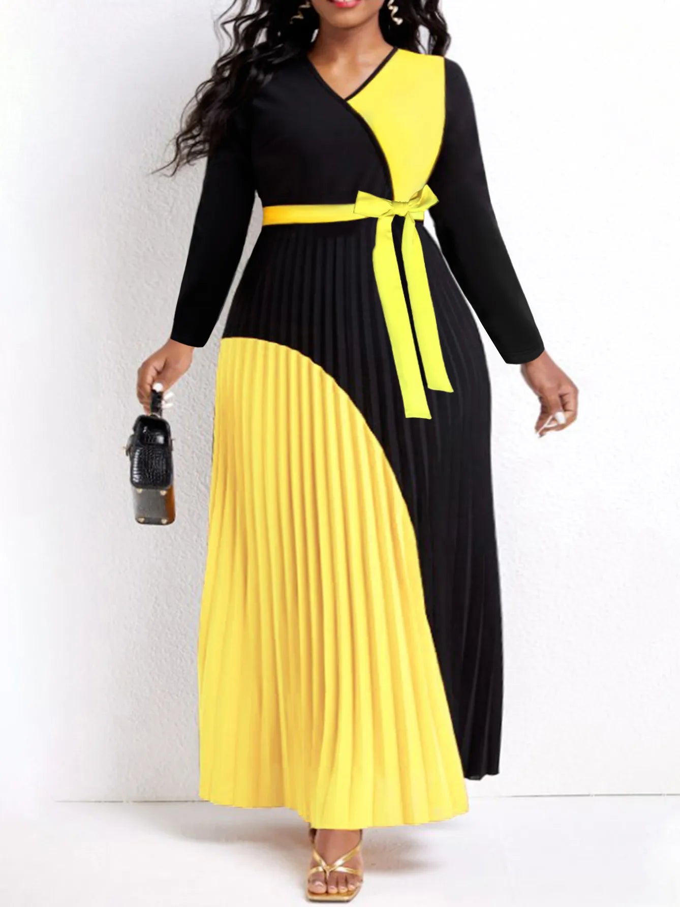 Fall Maxi Dresses Bandage Design - Pleasant Product