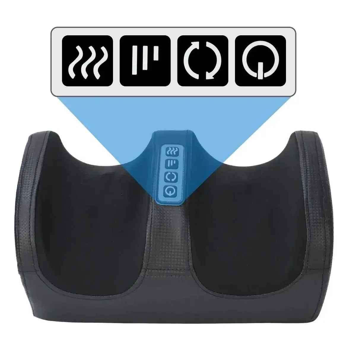 Electric Foot Massager Kneading Deep Tissue Relax Heated Roller Pleasant Product Express Inc