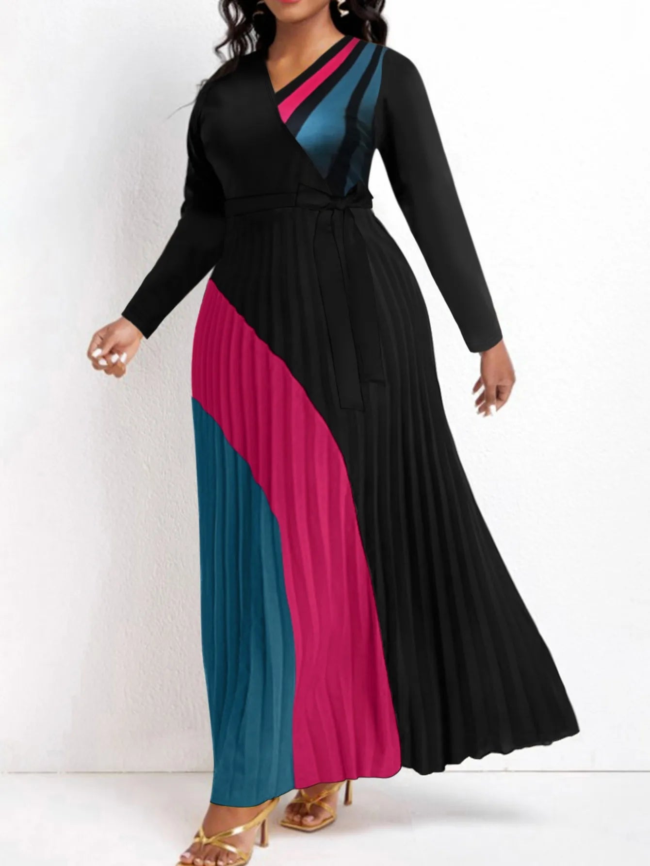 Fall Maxi Dresses Bandage Design - Pleasant Product