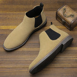 Fashion brand comfortable leather boots