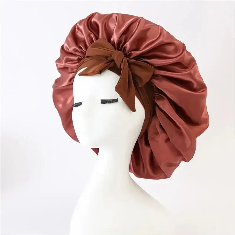 Bonnets Silk Satin Hat Hair Night Pleasant Product Express Inc