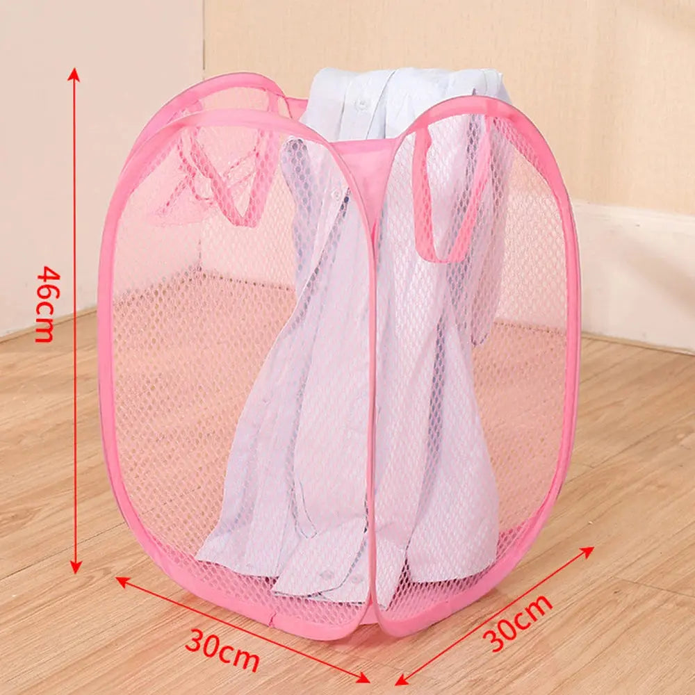 Folding Dirty Laundry Sorting Basket Washing Frame Pleasant Product Express Inc