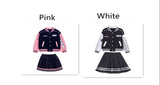 Junior Girls  Baseball Suits Jacket & Pleated Skirt 2 Pcs Outfits