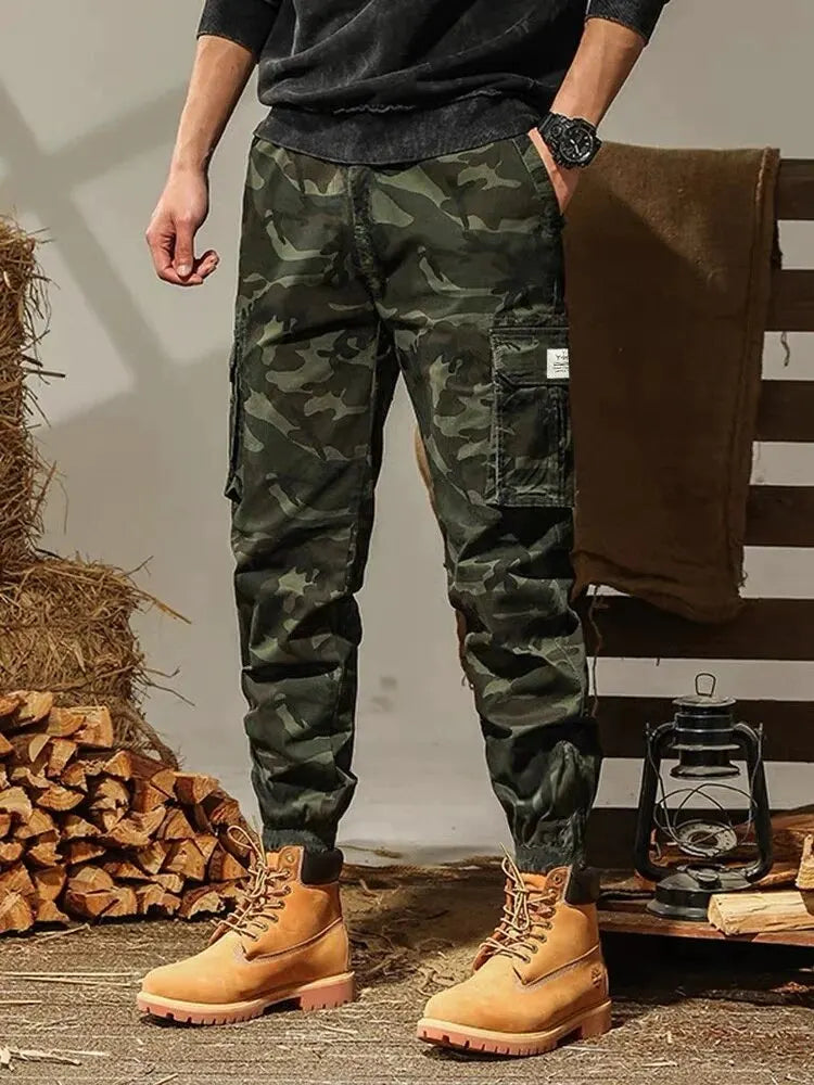 Cotton Camouflage Cargo Pants Men's - Pleasant Product