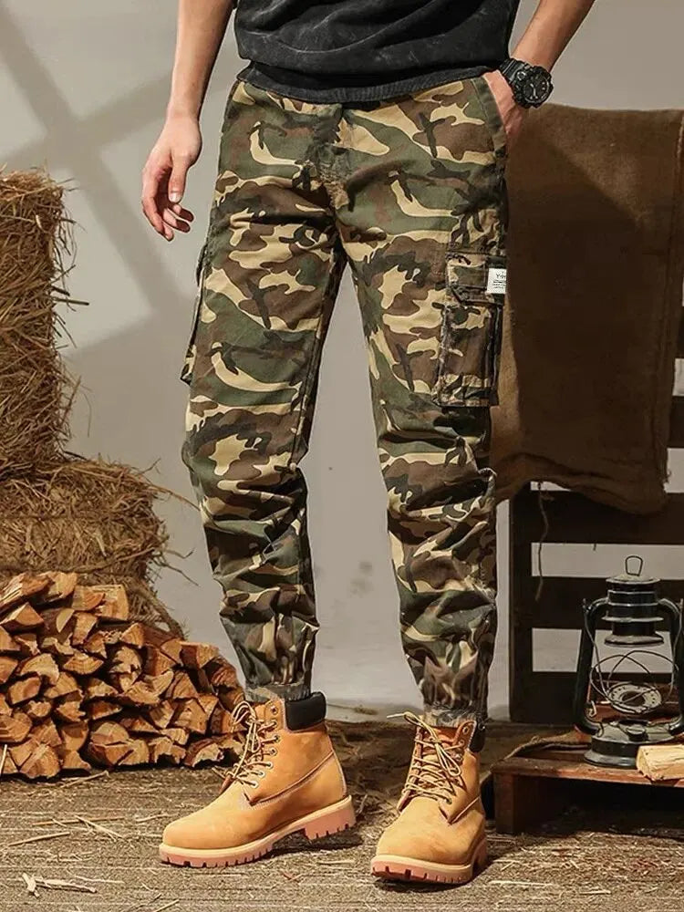 Cotton Camouflage Cargo Pants Men's - Pleasant Product