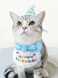 Cat & Dog Birthday Bib