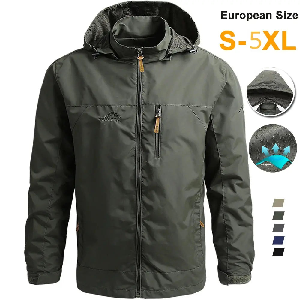 Sports Military Men Tactical Jacket Waterproof Outdoor Hooded Coat Pleasant Product Express Inc