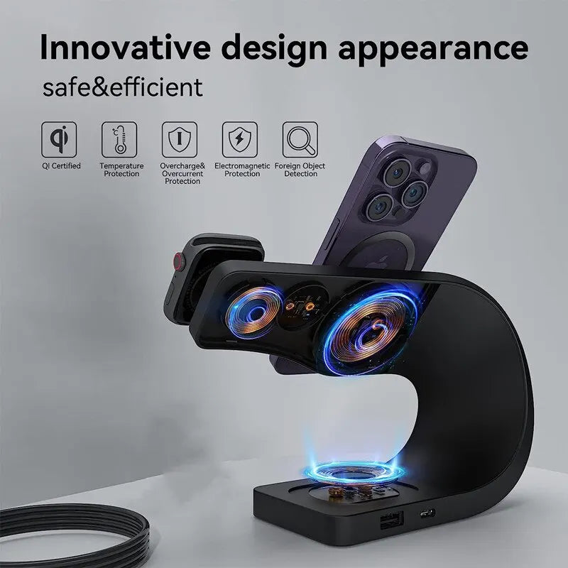 Magnetic Wireless Charger Stand 15W Induction - Pleasant Product