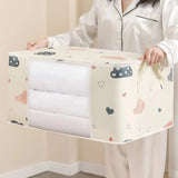 Large Capacity Clothes Storage Bag Organizer With Reinforced Handle Pleasant Product Express Inc