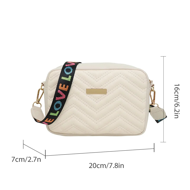 Casual Small Square Bag Versatile Single Shoulder Bag